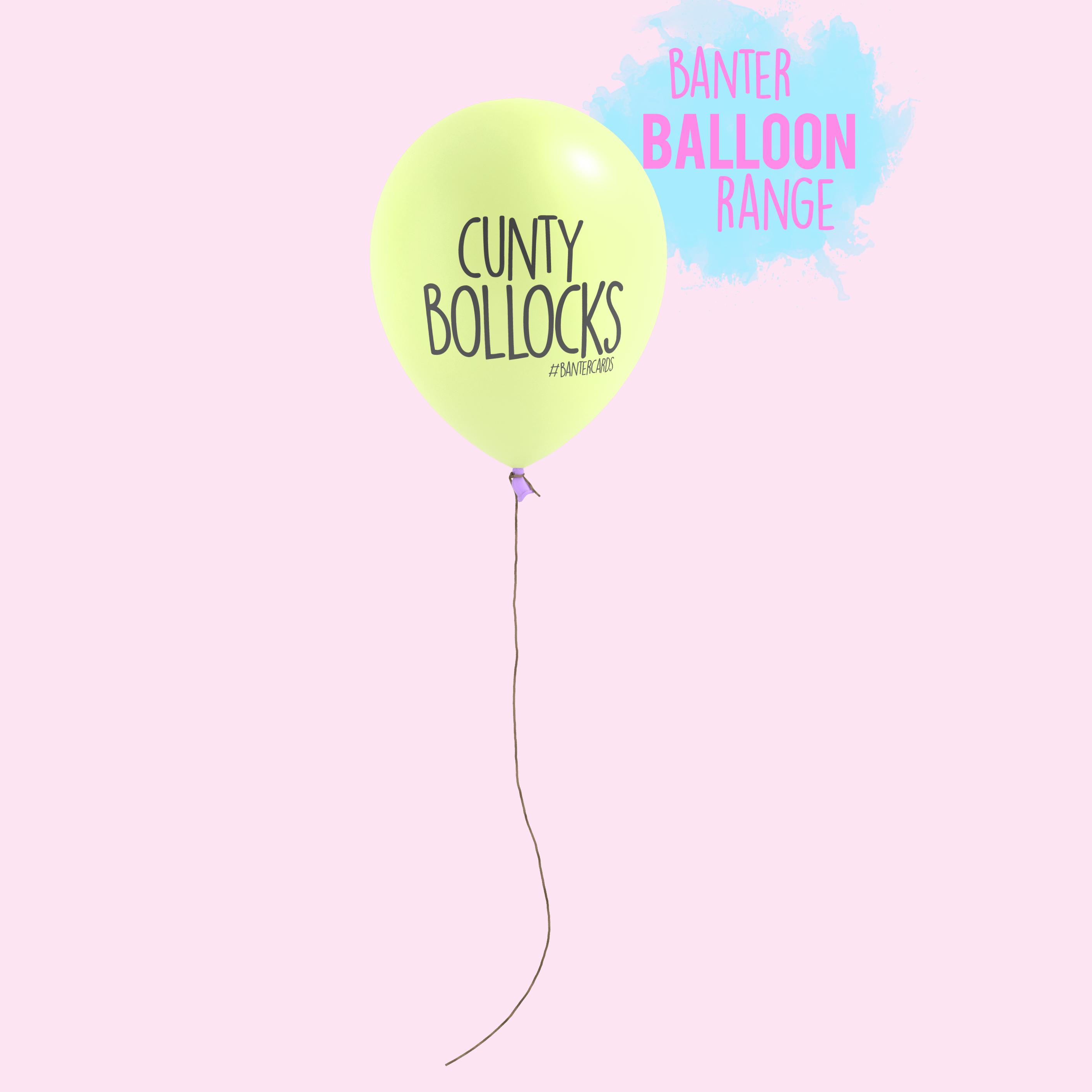 cunty-bollocks-copy Cunty bollocks balloon