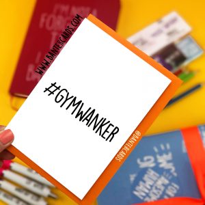 gym wanker card