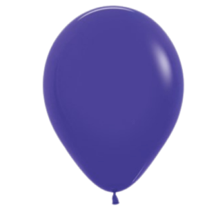 Violet latex balloon