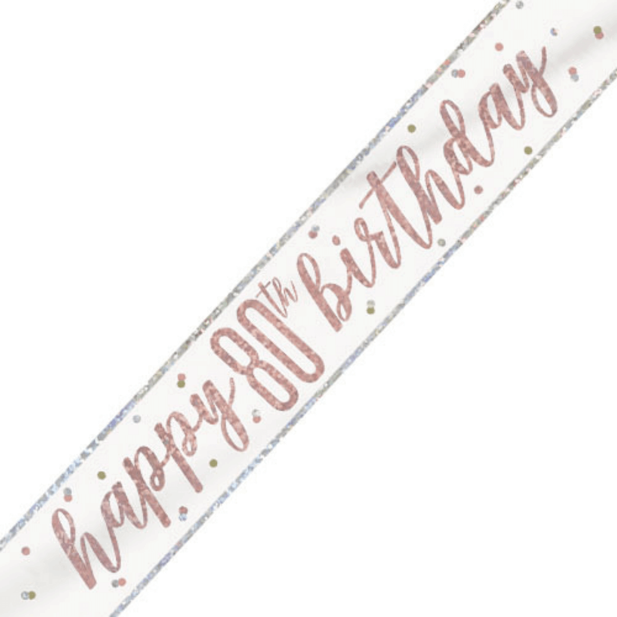 84860_-_80_rose_gold_glitz_banner_ Rose Gold Glitz 80th Birthday Foil Banner
