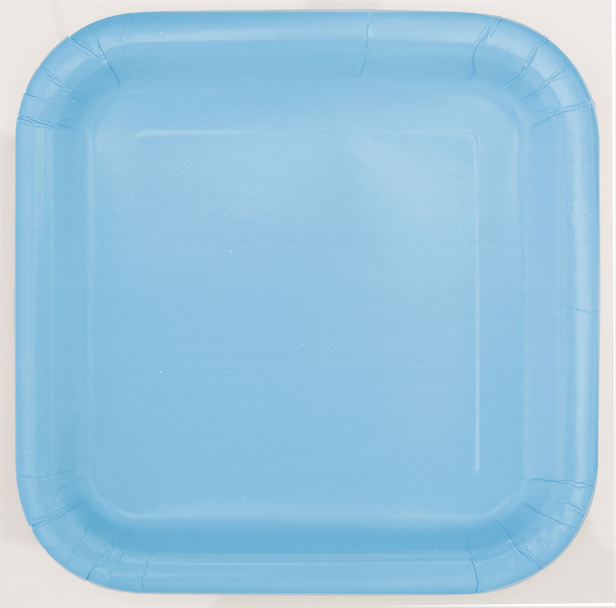 30901_9in_sq Baby Blue 9" Square Paper Plates 14pk