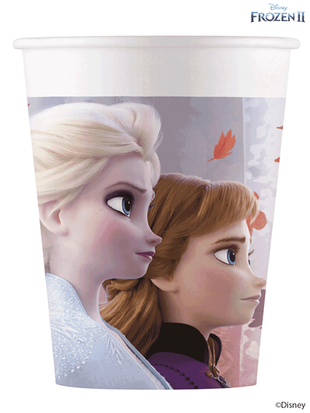 frozen 2 paper cups featuring anna and elsa on a frozen 2 background frozen 2 paper cups featuring anna and elsa on a frozen 2 background
