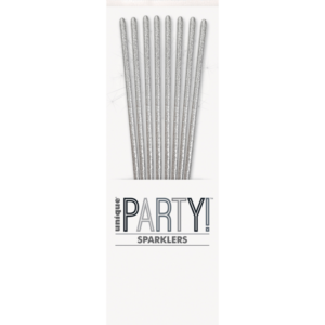 Silver Cake Sparklers 8pk