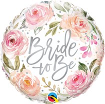 Bride Gold & White 18" Foil Balloon